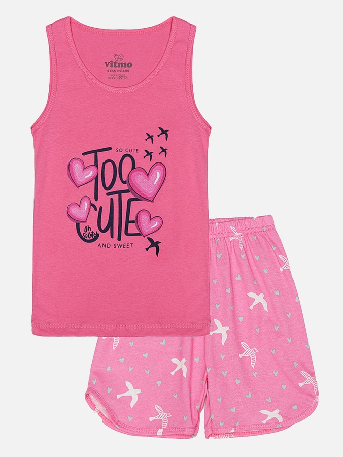 Пижама для девочки 104 цвет малиновый ЦБ-00217248 SKT000902291 фото