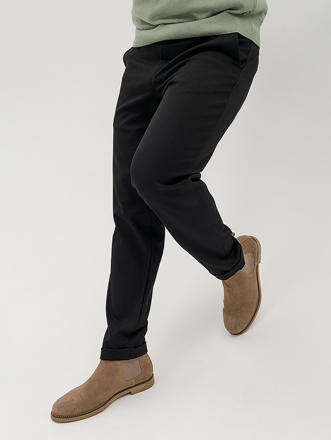 Мужские брюки 42 цвет черный ЦБ-00232896 SKT000939646 фото