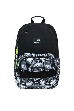 Рюкзак ортопедичний шкільний Kite Education Anime Boy колір чорний ЦБ-00297751 ЦБ-00297751 фото