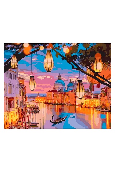 Картина за номерами - "Венеціанські ліхтарі" колір різнокольоровий ЦБ-00239769 SKT000959535 фото