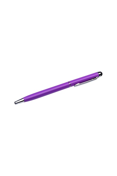 Стилус ємнісний з кульковою ручкою, металевий колір лавандовий ЦБ-00224840 SKT000921078 фото