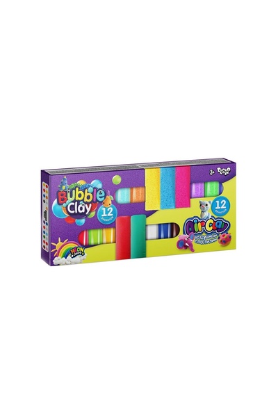 Набір креативної творчості "Air Clay+Bubble Clay" колір різнокольоровий ЦБ-00199455 SKT000865828 фото