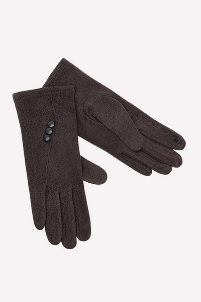 Жіночі рукавички колір сірий ЦБ-00197552 SKT000861816 фото