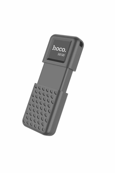 USB накопичувач Hoco UD6 32gb USB2.0 колір матово-чорний ЦБ-00192752 SKT000850292 фото