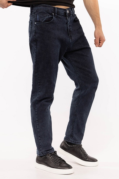 Чоловічі джинси 48 колір темно-синій ЦБ-00203073 SKT000873539 фото
