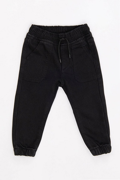 Джогери джинсові утеплені на хлопчика 152 колір чорний ЦБ-00181586 SKT000602049 фото