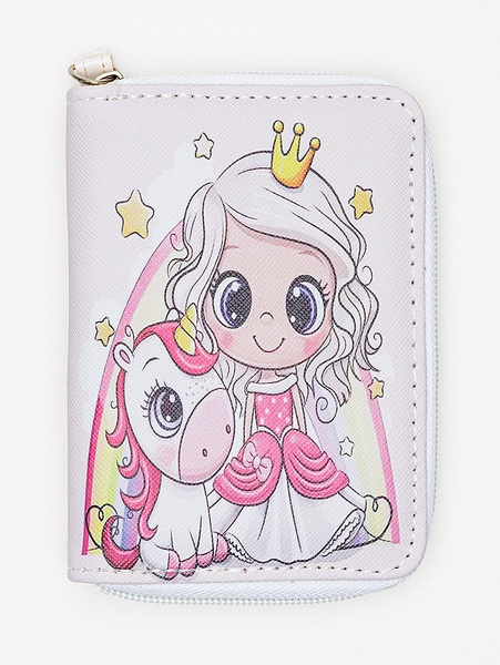 Кошелек для девочки "Принцесса с единорогом" цвет розовый ЦБ-00219702 SKT000907907 фото