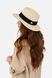 Шляпа женская 56-58 цвет молочный ЦБ-00253175 SKT001001126 фото 2