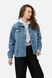 Жіноча джинсова куртка 42 колір блакитний ЦБ-00245187 SKT000980736 фото 2