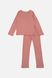 Пижама с длинным рукавом для девочки 116 цвет пудровый ЦБ-00246702 SKT000985193 фото 1