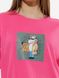 Жіноча футболка оверсайз 42 колір фуксія ЦБ-00219240 SKT000906771 фото 2