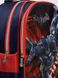 Портфель шкільний з 3D принтом героя коміксів - Бетмен колір червоно-чорний ЦБ-00226399 SKT000924211 фото 2