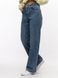 Женские джинсы палаццо 50 цвет синий ЦБ-00214160 SKT000895821 фото 1