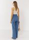 Жіночі широкі літні штани 42 колір синій ЦБ-00219296 SKT000906973 фото 3