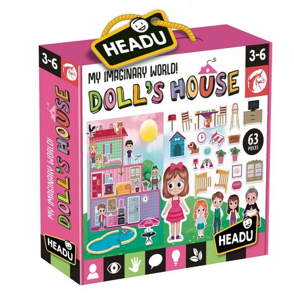 Развивающая игра "Кукольный домик - построй свой мир" цвет разноцветный ЦБ-00154817 SKT000526617 фото