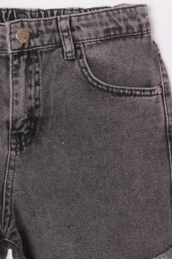 Джинсові шорти для дівчинки 152 колір темно-сірий ЦБ-00189936 SKT000841177 фото