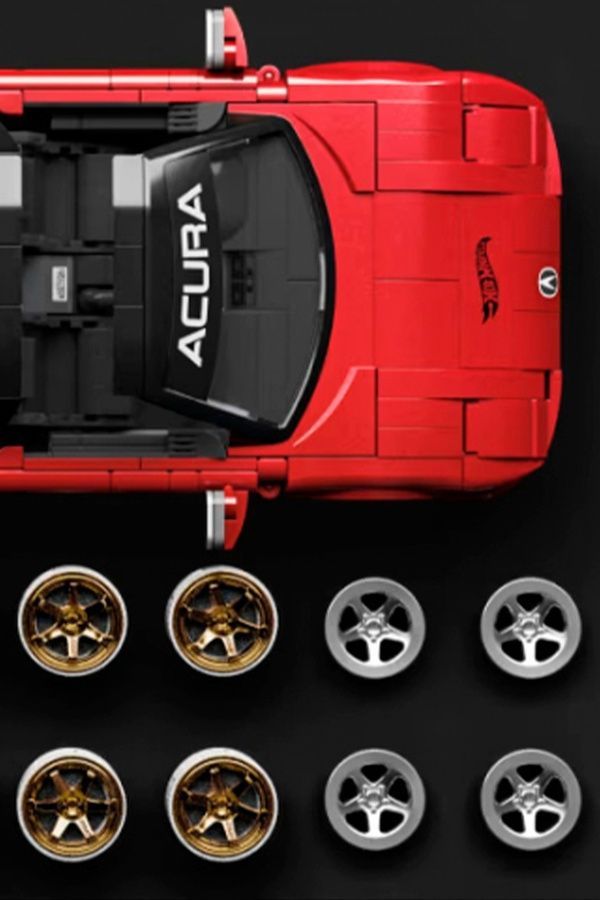 Колекційна машинка-конструктор - "Acura" серії "Elite" Mattel Brick Shop Hot Wheels JFT17 ЦБ-00285845 фото