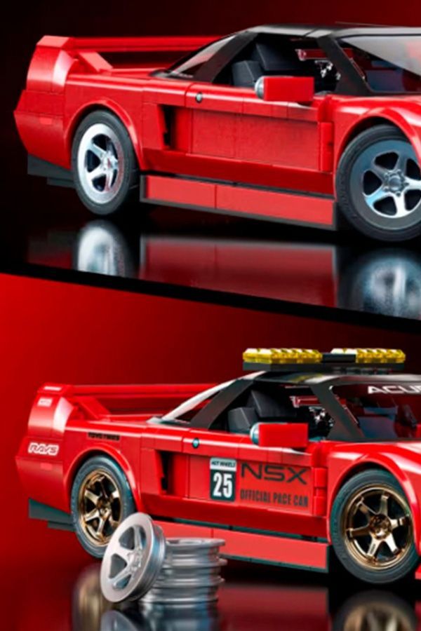 Колекційна машинка-конструктор - "Acura" серії "Elite" Mattel Brick Shop Hot Wheels JFT17 ЦБ-00285845 фото
