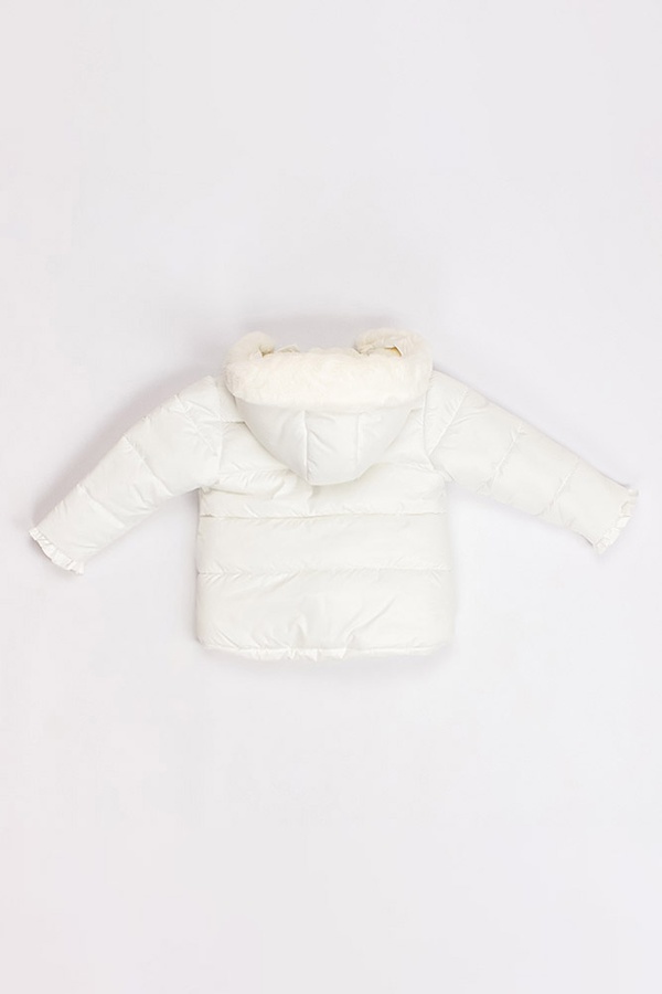 Куртка коротка на дівчинку 92 колір молочний ЦБ-00177293
