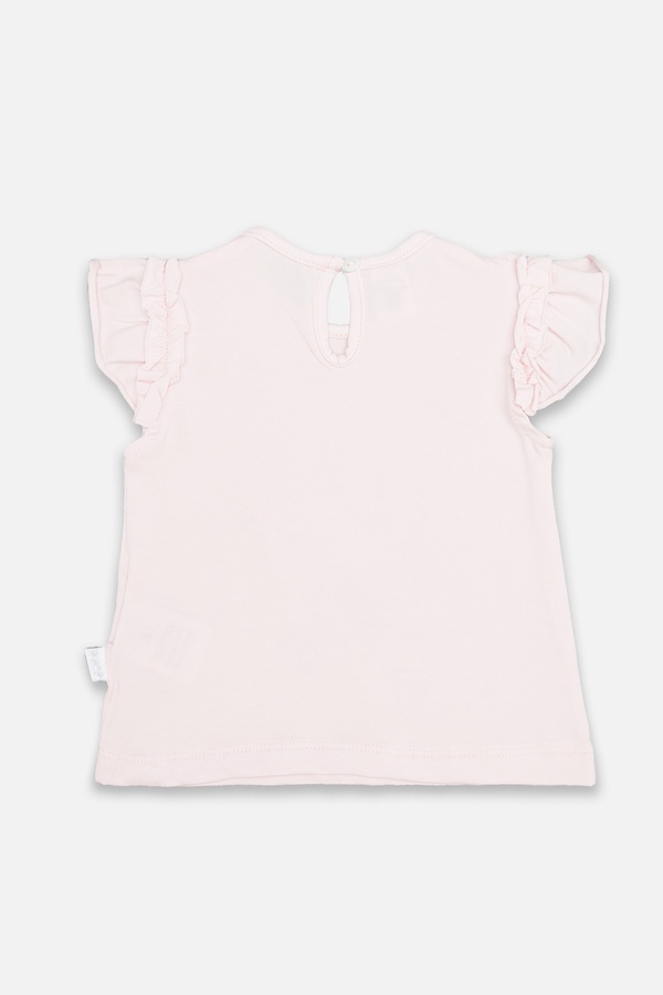 Костюм з шортами для дівчинки 92 колір світло-рожевий ЦБ-00249271 SKT000990999 фото