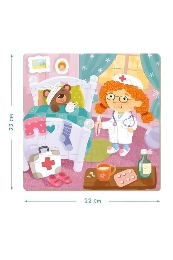 Пазли 4 в 1 Професії, 72 елементи DoDo 4820198240332 ЦБ-00284365 фото