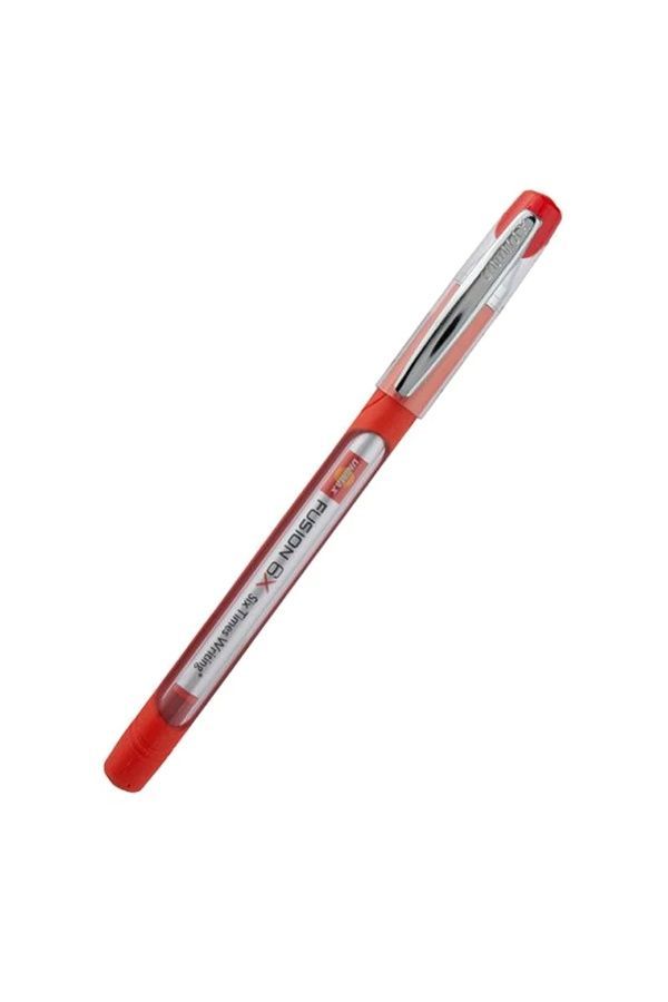 Ручка кулькова Unimax Top Tek Fusion червона Unimax UX-10 000-06 ЦБ-00274649 фото