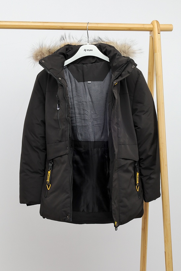 Куртка для мальчика 134 цвет черный ЦБ-00221245 SKT000911887 фото