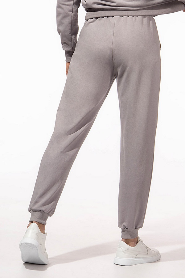 Мужские спортивные штаны на манжетах 54 цвет серый ЦБ-00208980 SKT000885849 фото