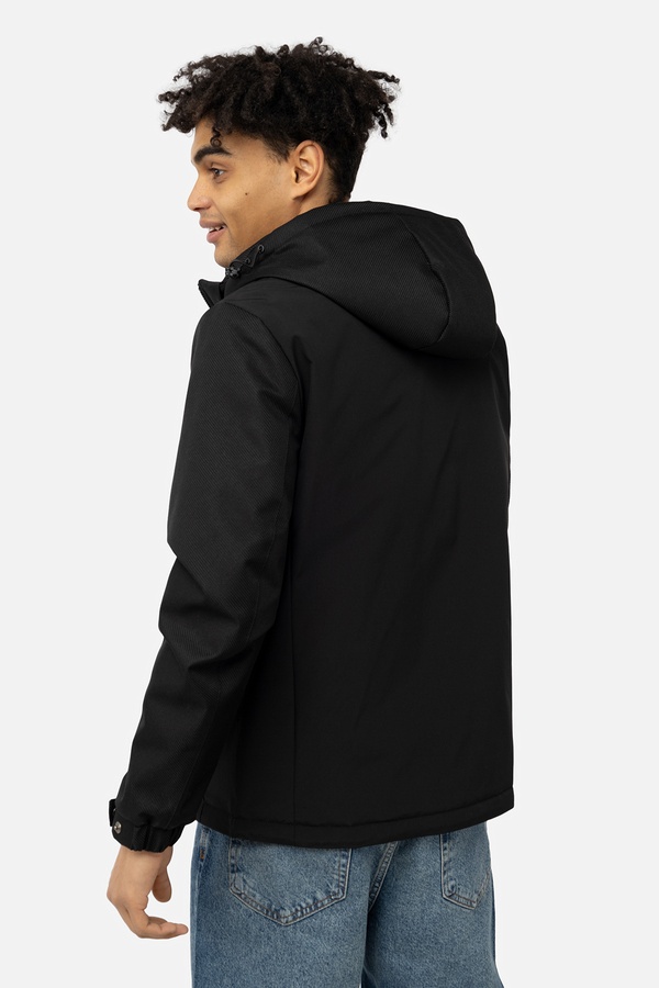Мужская куртка 46 цвет черный ЦБ-00238303 SKT000956001 фото