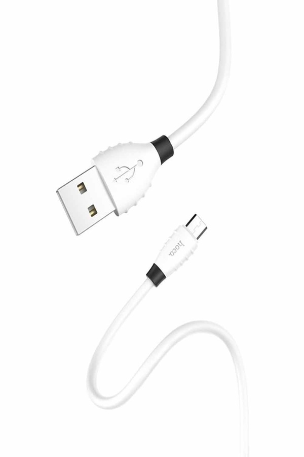 USB кабель Hoco X27 1,2m Micro колір білий ЦБ-00192787 SKT000850327 фото