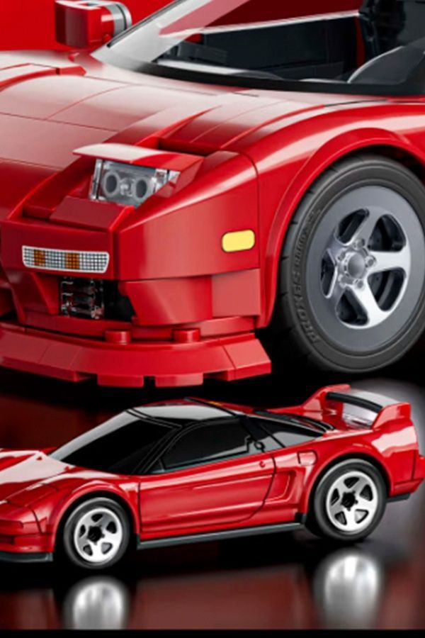 Колекційна машинка-конструктор - "Acura" серії "Elite" Mattel Brick Shop Hot Wheels JFT17 ЦБ-00285845 фото