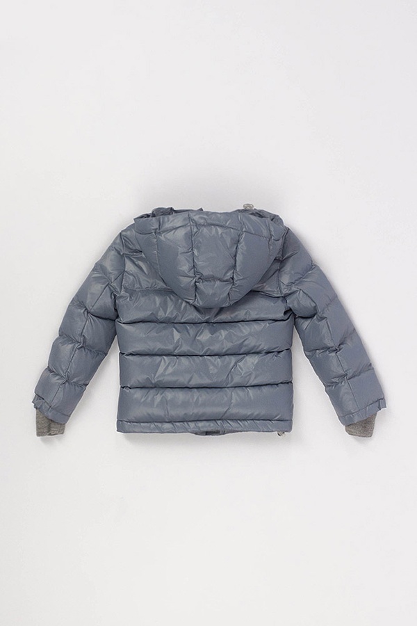 Куртка коротка на дівчинку колір сірий ЦБ-00140670, 128