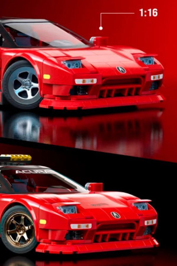 Колекційна машинка-конструктор - "Acura" серії "Elite" Mattel Brick Shop Hot Wheels JFT17 ЦБ-00285845 фото