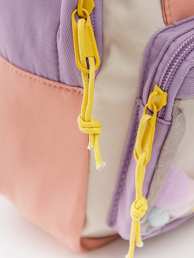 Рюкзак "Зайка" с мишкой цвет сиреневый ЦБ-00212049 SKT000891183 фото
