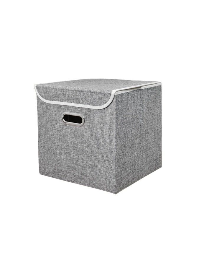 Коробка складна для зберігання речей "Grey" 31*31*31 см цвет серый ЦБ-00215783 SKT000899250 фото