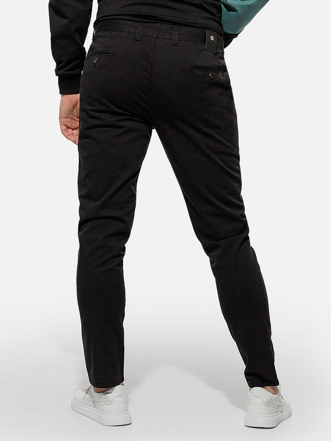Чоловічі штани чіноси 54 колір чорний ЦБ-00213865 SKT000894992 фото