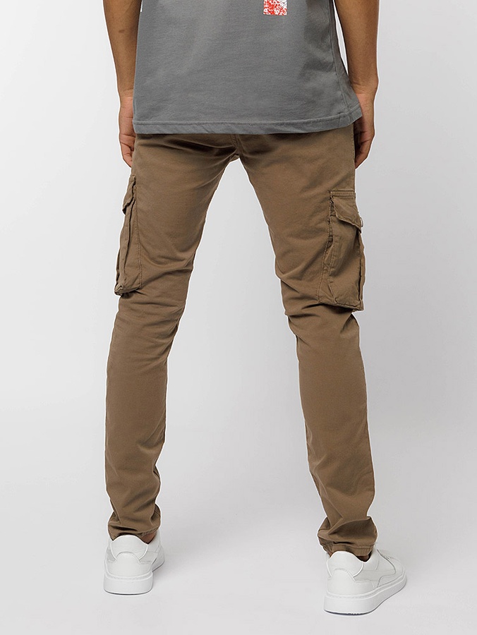 Чоловічі штани карго 56 колір бежевий ЦБ-00218801 SKT000905396 фото