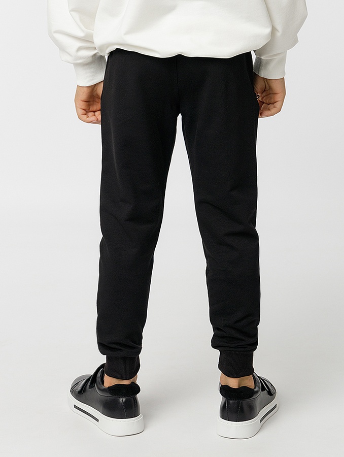 Спортивні штани для хлопчика 146 колір чорний ЦБ-00225068 SKT000921757 фото