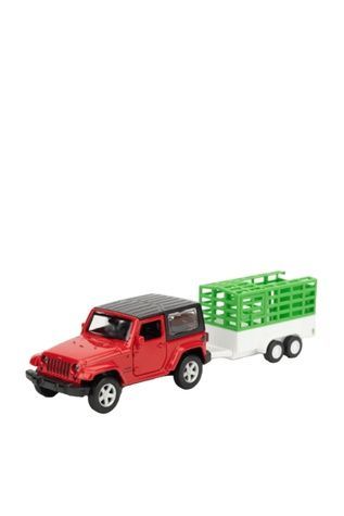 Металлическая модель Jeep Wrangler с прицепом АВТОПРОМ 43004TR ЦБ-00259169 фото