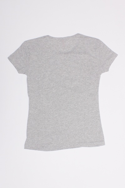 Жіноча футболка 48 колір сірий ЦБ-00192023 SKT000847817 фото