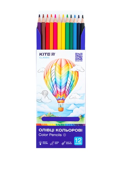 Олівці кольорові Kite Classic колір різнокольоровий ЦБ-00256751 SKT001011217 фото