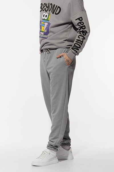 Чоловічі спортивні штани Beyond 48 колір сірий ЦБ-00208483 SKT000884661 фото