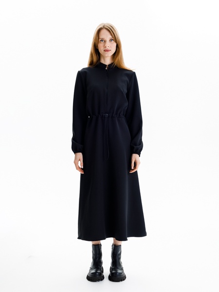 Сукня жіноча з довгим рукавом 50 колір чорний ЦБ-00235571 SKT000946343 фото