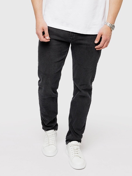 Чоловічі джинси слім 48 колір чорний ЦБ-00219090 SKT000906271 фото