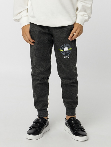 Спортивні штани для хлопчика 146 колір сірий ЦБ-00229745 SKT000933129 фото