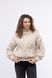 Жіночий светр 46 колір молочний ЦБ-00233309 SKT000941223 фото 1
