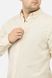 Мужская рубашка с длинным рукавом 44 цвет молочный ЦБ-00241592 SKT000961999 фото 4