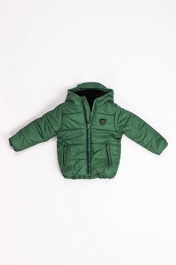 Куртка коротка на хлопчика 110 колір зелений ЦБ-00177310 SKT000591469 фото