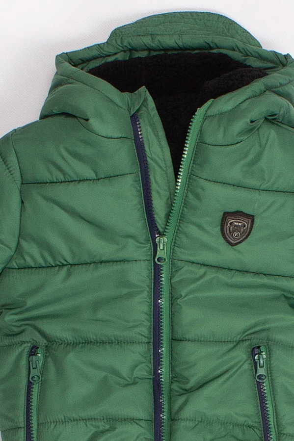 Куртка коротка на хлопчика 110 колір зелений ЦБ-00177310 SKT000591469 фото