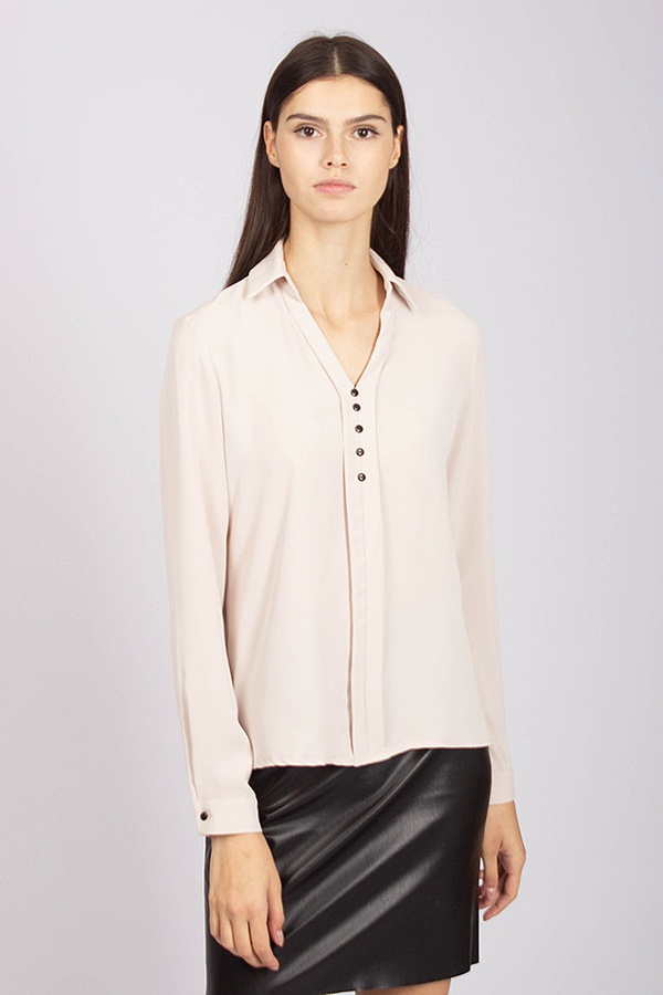 Блуза жіноча 42 колір молочний ЦБ-00175205 SKT000585906 фото